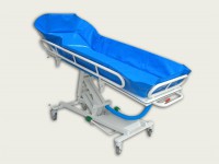 Epoxy-polyester steel washing and transport cart
